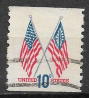 United States 1973. Scott #1519 (U) 50-Star & 13-Star Flags - Francobolli In Bobina