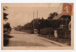 L'HAUTIL Par TRIEL * YVELINES * ROUTE DE BEAUVAIS * Comptoir De Phototypie, Rue Parmentier, Paris* Carte Sépia - Triel Sur Seine