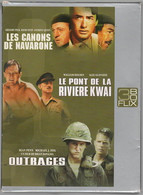 "Les Canons De Navarone"  Et "Le Pont De La Rivière Kwai" Et "Outrages"  Coffret 3 Films    C11 - Action, Adventure