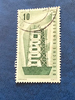 Deutschland BRD 10 Pfennig 1956 Gestempelt Europa Michel 241 - Gebraucht