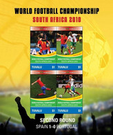 TUVALU 2010 - Coupe Du Monde 2010 En Afrique Du Sud, Espagne Vs Portugal - Feuillet Neuf // Mnh - 2010 – South Africa