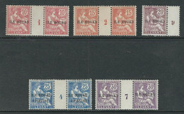 ROUAD N° 8, 9, 11 & 12 ** En Paires Millésimées + N° 10 - Neufs