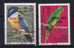 New Hebrides: 1974   Royal Visit OVPT   Used - Usados