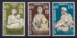 New Hebrides: 1975   Christmas - Michelangelo's Sculptures  Used - Usados