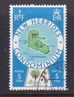 New Hebrides: 1977/78   Maps Of The Islands   SG242   5f   Used - Usados