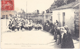 Challans Procession Du Pélérinage Eucharistique 1er Septembre 1904 Arrivée à L église édition Boutain N°66 Rare - Challans