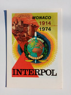 CPA / Carte Postale MONACO 1974 INTERPOL - Andere