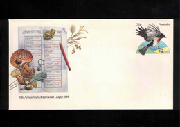 Australia Birds Interesting Postal Stationery Aerogramme - Songbirds & Tree Dwellers