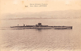 Sous-marin ARTEMIS - Marine Miliaire Française - Krieg