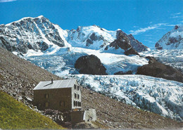 Tschiervahütte Mit Piz Bernina Und Scerscen          Ca. 1970 - Tschierv