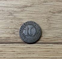 Notgeld ( Allemagne ) 10 Pfennig Frankenthal 1918 … Vendu En L’état - Monedas/ De Necesidad