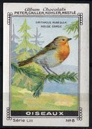 Delcampe - Nestlé - LIII - Oiseaux, Birds - 8 - Rouge Gorge, Robin, Roodborst - Nestlé