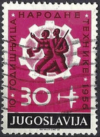 Yugoslavia 1956 - Mi 790 - YT Pa 50 ( 10 Years Of National Technology ) Airmail - Luchtpost