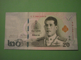 Thaïlande - Billet De 20 Bath - Rama X - Non Daté - P135 - Thailand