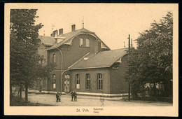 CPA - Carte Postale - Belgique - Saint Vith - Gare - 1929  (CP20333) - Saint-Vith - Sankt Vith