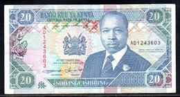 659-Kenya 20 Shillings 1993 AD124 - Kenya