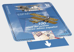 Spain Spanien 2020 National Airmail 100 Ann Block Mint - Nuovi