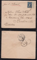 Argentina 1894 Cover To BERLIN Germany 12c With ABN Imprint In Margin - Briefe U. Dokumente