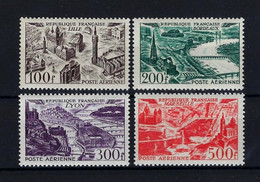 France 1949 Airmail Nº 24/27 **  . Cat 116€ - 1927-1959 Postfris