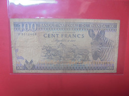 RWANDA 100 Francs 1982 Circuler (L.1) - Ruanda