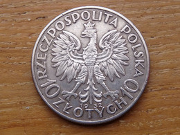 POLOGNE -POLAND - POLSKA ----  10 ZLOTYCH 1932 - Argent - 22 Gr 750/1000e - Pologne