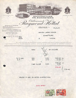 Louvain - Manufacture De Bonneterie Raymond Hottat 1934 Timbres - 1900 – 1949