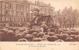 71-CHALON-SUR-SAONE- FÊTES DU CARNAVAL 1923 LE TONNEAU DES DANAÏDES - Chalon Sur Saone