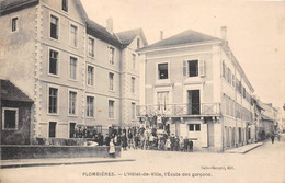 88-PLOMBIERES- L'HÔTEL DE VILLE L'ECOLE DES GARCONS - Plombieres Les Bains