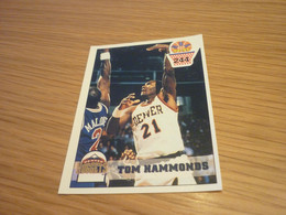 Tom Hammonds Denver Nuggets NBA Basket 94-95 Rare Greek Edition No Panini Basketball Unstuck Sticker #244 - 1990-1999