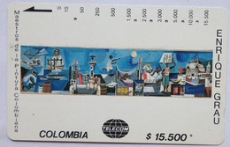 Colombia $15,500 Enrique Grau BOCETO MURAL - Colombia
