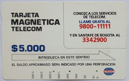 Colombia $5.000 Conozca Los Sevicios De Telecom - Colombia