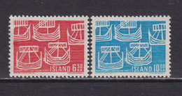 ICELAND - 1969 Viking Ships Set Never Hinged Mint - Ungebraucht