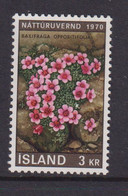 ICELAND - 1970  Nature Conservation 3k Never Hinged Mint - Ungebraucht
