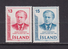ICELAND - 1973  Asgeirsson Set Never Hinged Mint - Ungebraucht