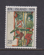 ICELAND - 1974  Settlement 25k Never Hinged Mint - Ungebraucht