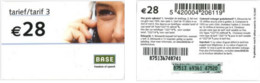 Recharge GSM Belgique Base - Woman Smiling - Tarief/Tarif 3 (Big 28), Série 87513 - GSM-Kaarten, Herlaadbaar & Voorafbetaald