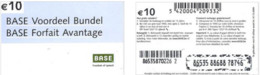 Recharge GSM Belgique Base -€10 Forfait Avantage - Voordeel Bundel, Série 86535 - GSM-Kaarten, Herlaadbaar & Voorafbetaald
