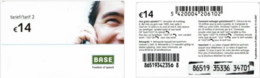 Recharge GSM Belgique Base - Man Smiling - Tarief/Tarif 2 (Little 14), Série 86519 - GSM-Kaarten, Herlaadbaar & Voorafbetaald