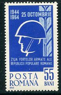 ROMANIA 1964 Army Day MNH / **  Michel 2343 - Nuevos