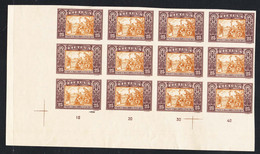 Lithuania Litauen 1932 Mi#335 Imperforated, Mint Never Hinged Piece Of 12 - Lituanie