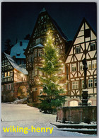 Miltenberg - Marktplatz 9   Im Winter Mit Weihnachtsbaum Weihnachten Weihnachtskarte - Miltenberg A. Main