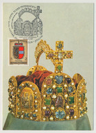 AUTRICHE - Carte Maximum - La Couronne Du Saint Empire - 5400 HALLEIN - 25/10/1976 - Cartes-Maximum (CM)