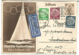 ALEMANIA 3 REICH 1936 BERLIN CC CON MAT JUEGOS OLIMPICOS DE BERLIN OLYMPIC GAMES STADION - Sommer 1936: Berlin