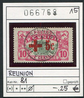 France 1915 - Reunion 1915 - La Réunion 1915 - Michel 81 - Oo Oblit. Used Gebruikt - - Gebruikt