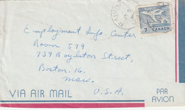 Canada Old Air Mail Cover Mailed - Luchtpost