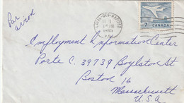 Canada Old Air Mail Cover Mailed - Poste Aérienne