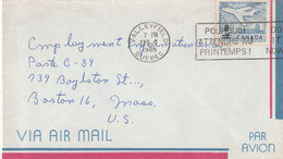 Canada Old Air Mail Cover Mailed - Luchtpost