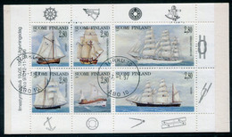 FINLAND 1997 Sailing Ships Booklet Used.  Michel 1385-90 - Gebraucht