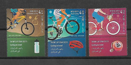 Israel 2019 Cycling In Israel MNH With Tab - Nuevos (con Tab)