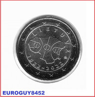 LITOUWEN - 2 € COM. 2022 UNC - 100 JAAR BASKETBAL - Litauen